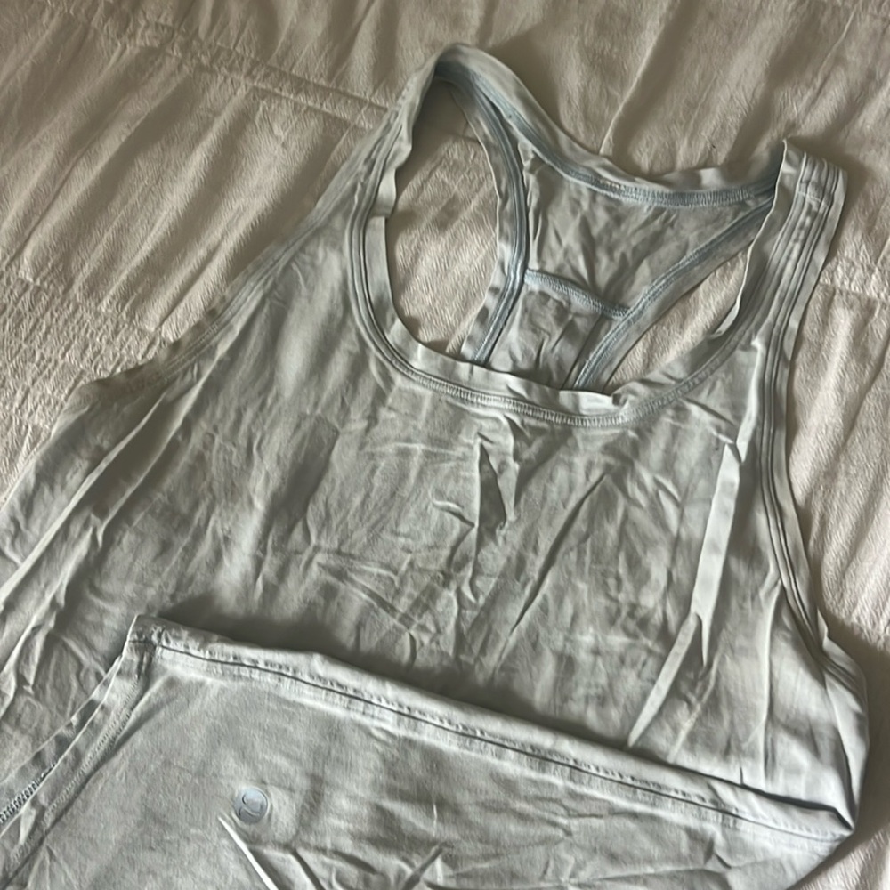 Lululemon light blue tank